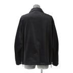 LANVIN collection / 美品 22AW Beau Garcons 祐真朋樹 / ベルベット コーチジャケット / LA-6M-87672 / size 48 (BLACK)
