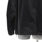 LANVIN collection / 美品 22AW Beau Garcons 祐真朋樹 / ベルベット コーチジャケット / LA-6M-87672 / size 48 (BLACK)