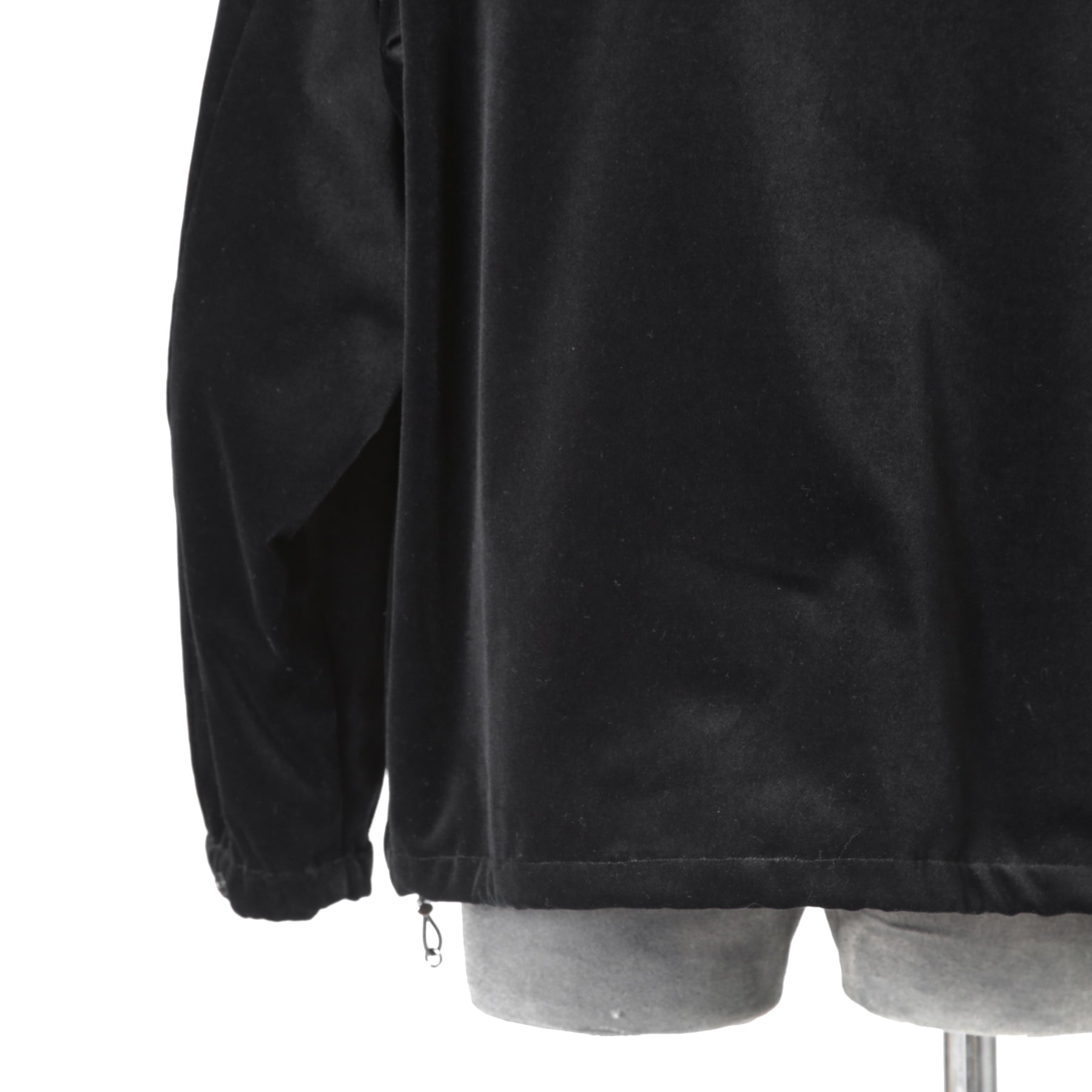 LANVIN collection / 美品 22AW Beau Garcons 祐真朋樹 / ベルベット コーチジャケット / LA-6M-87672 / size 48 (BLACK)