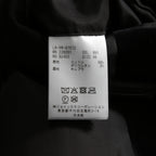 LANVIN collection / 美品 22AW Beau Garcons 祐真朋樹 / ベルベット コーチジャケット / LA-6M-87672 / size 48 (BLACK)