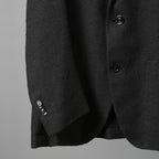 FENDI フェンディ / 美品 リネン ブークレ ジャケット / FJ0595 AFDP / size 48 (BLACK) ブレザー