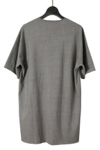 新品 m.a+ エムエークロス / 24SS one piece short sleeve t-shirt / T211C/MJP1 / ルーズフィット / size 58 (LIGHT CARBON)
