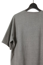 新品 m.a+ エムエークロス / 24SS one piece short sleeve t-shirt / T211C/MJP1 / ルーズフィット / size 58 (LIGHT CARBON)