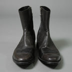 希少 イサムカタヤマ バックラッシュ THE LINE × WHITEFLAGS コラボ / アッパークロコ JPカーフ サイドジップブーツ/ 28cm (ダークブラウン) シューズ