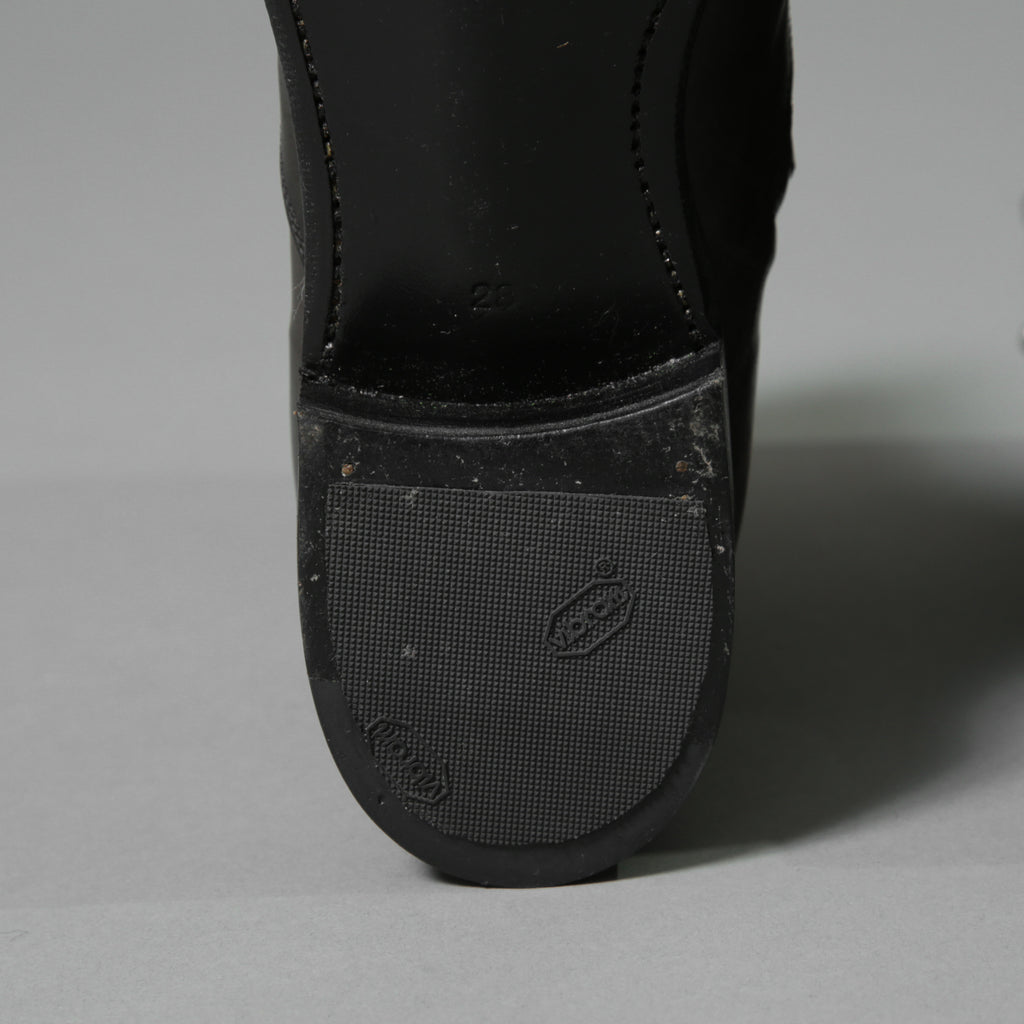 希少 イサムカタヤマ バックラッシュ THE LINE × WHITEFLAGS コラボ / アッパークロコ JPカーフ サイドジップブーツ/ 28cm (ダークブラウン) シューズ