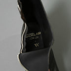 希少 イサムカタヤマ バックラッシュ THE LINE × WHITEFLAGS コラボ / アッパークロコ JPカーフ サイドジップブーツ/ 28cm (ダークブラウン) シューズ