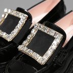 Roger Vivier ロジェヴィヴィエ  / 美品 ヴィヴ レンジャー パテントレザー / ローファー / size 22.5cm (BLACK) シューズ レディース