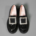 Roger Vivier ロジェヴィヴィエ  / 美品 ヴィヴ レンジャー パテントレザー / ローファー / size 22.5cm (BLACK) シューズ レディース