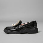 Roger Vivier ロジェヴィヴィエ  / 美品 ヴィヴ レンジャー パテントレザー / ローファー / size 22.5cm (BLACK) シューズ レディース