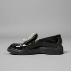 Roger Vivier ロジェヴィヴィエ  / 美品 ヴィヴ レンジャー パテントレザー / ローファー / size 22.5cm (BLACK) シューズ レディース