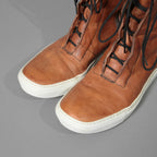 incarnation インカネーション / CalfLeather Sneaker Boots / 31410-7373-NK / size 41 (BROWN)