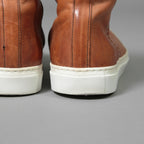 incarnation インカネーション / CalfLeather Sneaker Boots / 31410-7373-NK / size 41 (BROWN)