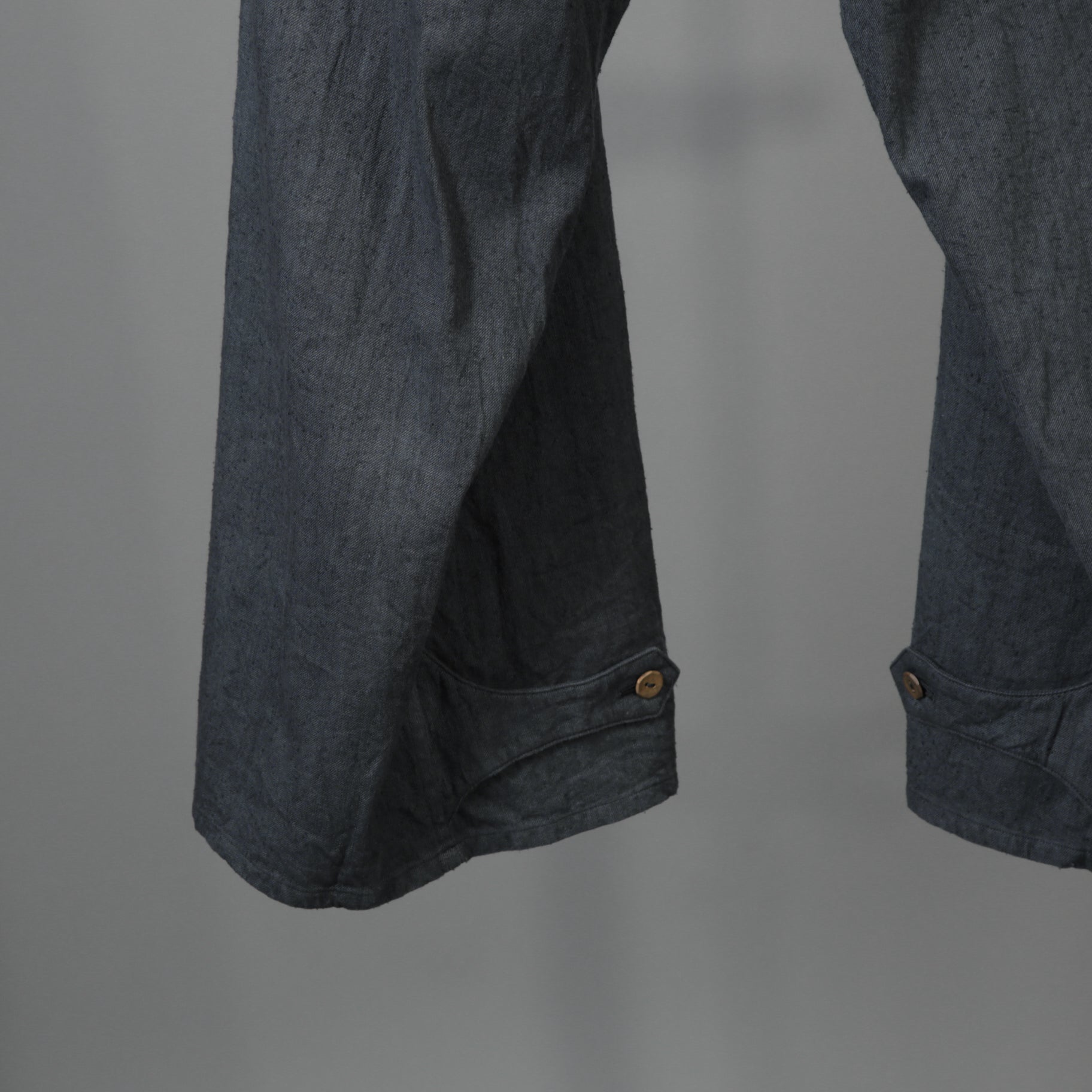Araki Yuu アラキユウ / 25SS 美品 バギーパンツ / size 1 (DYED BLACK)