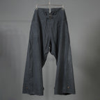Araki Yuu アラキユウ / 25SS 美品 バギーパンツ / size 1 (DYED BLACK)
