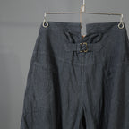Araki Yuu アラキユウ / 25SS 美品 バギーパンツ / size 1 (DYED BLACK)