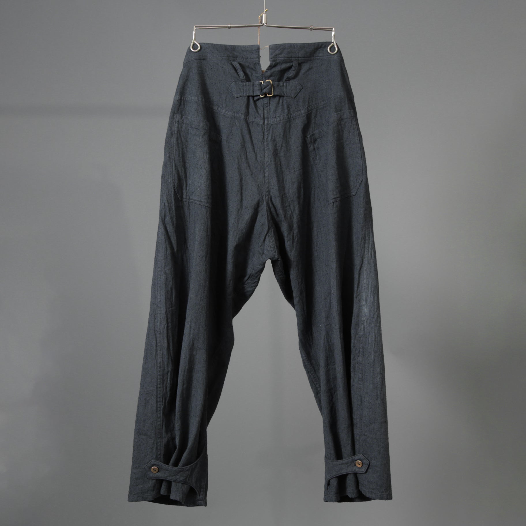 Araki Yuu アラキユウ / 25SS 美品 バギーパンツ / size 1 (DYED BLACK)