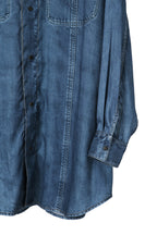 美品 DIESEL ディーゼル / 2022春夏 / ルーズフィット デニムプリント 長袖シャツ/ C-EJA A060670WDAD / size S