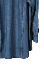 美品 DIESEL ディーゼル / 2022春夏 / ルーズフィット デニムプリント 長袖シャツ/ C-EJA A060670WDAD / size S