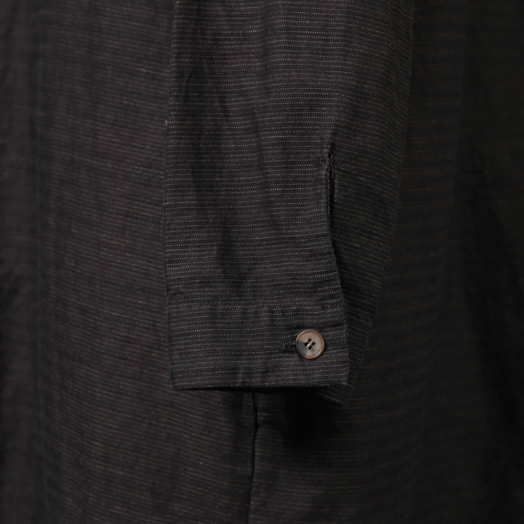 BIEK VERSTAPPEN ビークファースタッペン / 23SS 新品 Long Shirt Coat With Pockets / シャツコート / size Mud Dark(Hand Dyed)