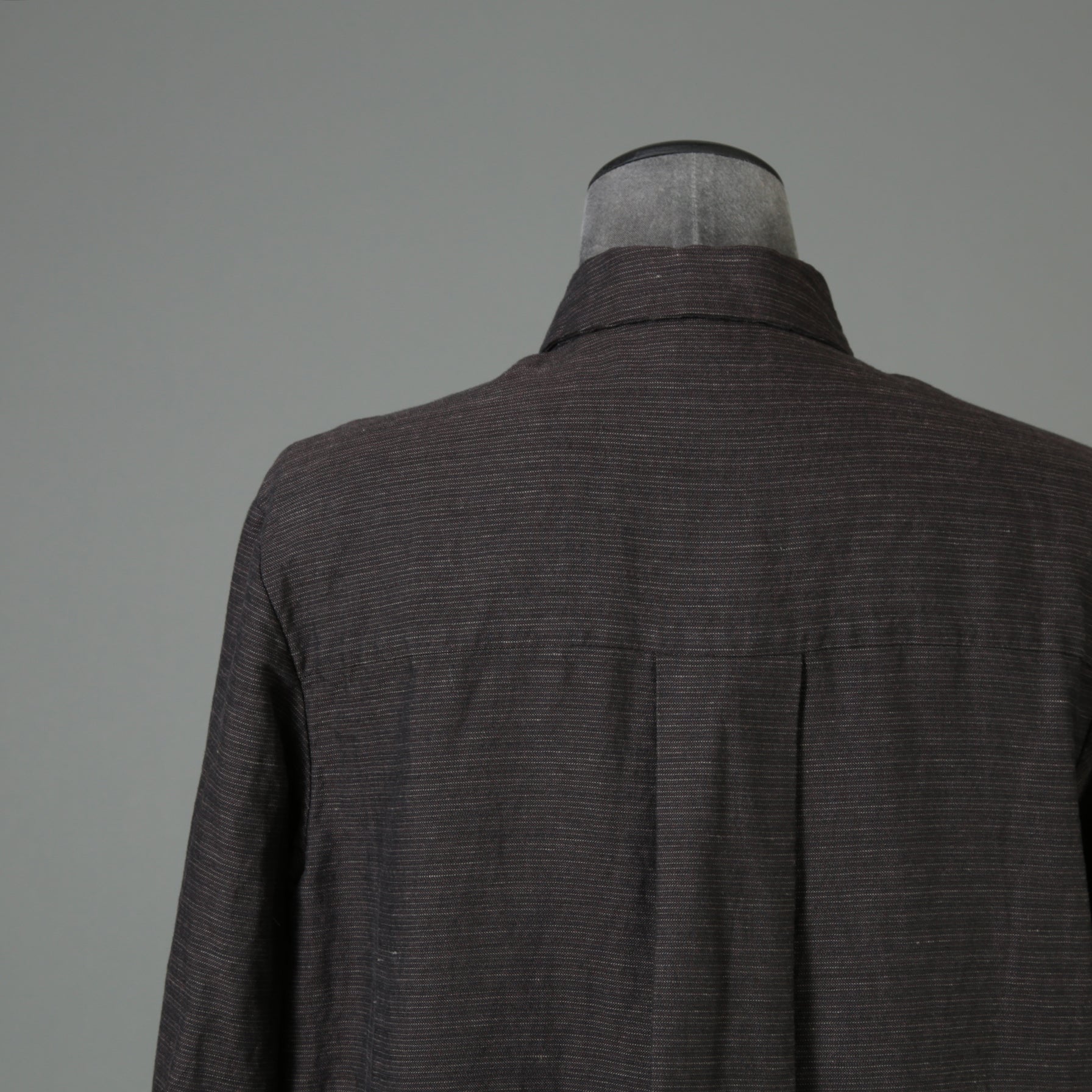 BIEK VERSTAPPEN ビークファースタッペン / 23SS 新品 Long Shirt Coat With Pockets / シャツコート / size Mud Dark(Hand Dyed)