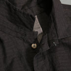BIEK VERSTAPPEN ビークファースタッペン / 23SS 新品 Long Shirt Coat With Pockets / シャツコート / size Mud Dark(Hand Dyed)