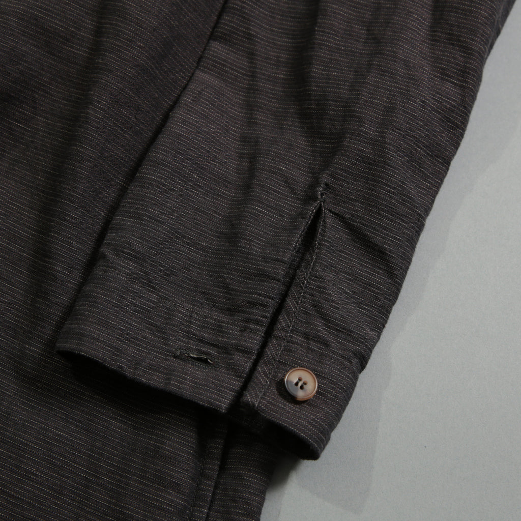 BIEK VERSTAPPEN ビークファースタッペン / 23SS 新品 Long Shirt Coat With Pockets / シャツコート / size Mud Dark(Hand Dyed)