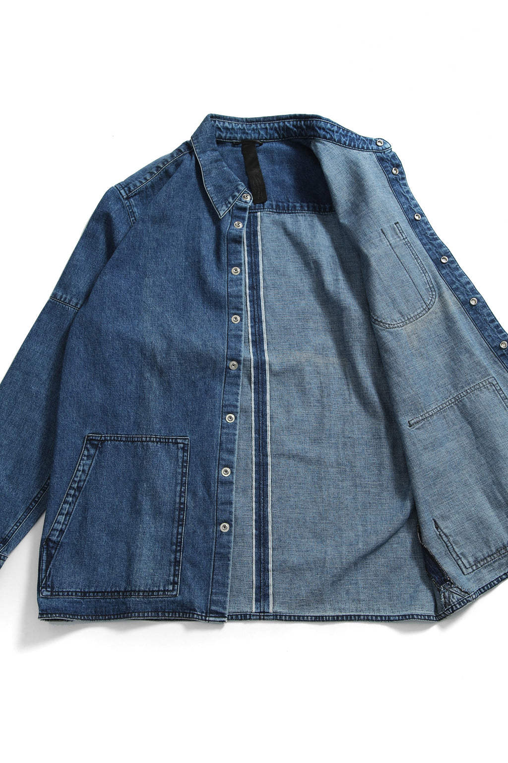 新品 Chrome Harts クロムハーツ LAST BITE ラストバイト / クロスボール ボタン デニム カバーオール 長袖シャツ / M メンズ 国内正規品