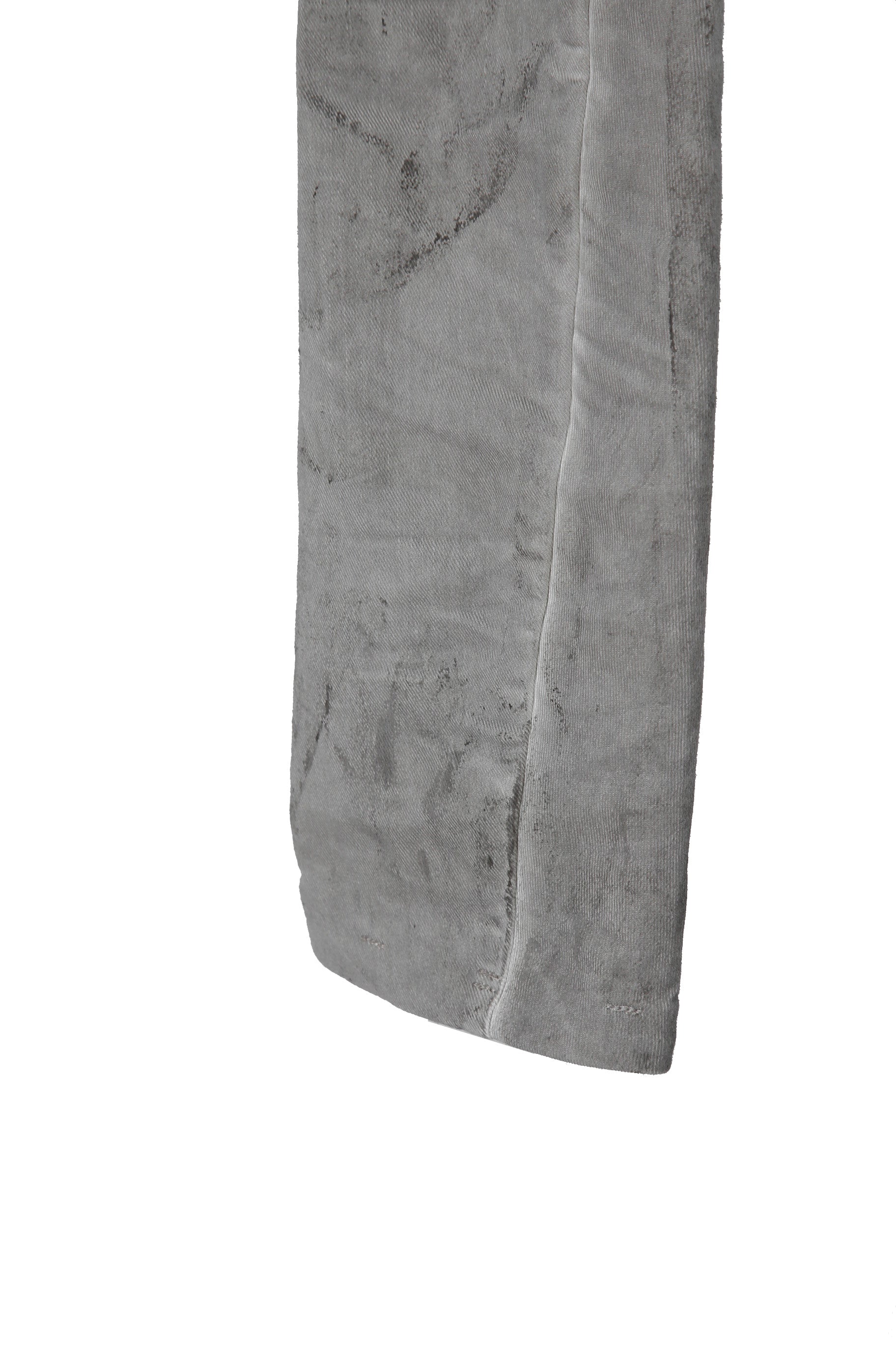 BORIS BIDJAN SABERI ボリス ビジャン サベリ / TIGHT FIT PANTS / ACID DYED & BODY MOLDED "P13.TF-F1603K" (ACID GREY)