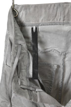 BORIS BIDJAN SABERI ボリス ビジャン サベリ / TIGHT FIT PANTS / ACID DYED & BODY MOLDED "P13.TF-F1603K" (ACID GREY)