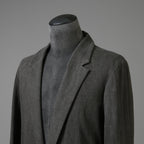 m.a + エムエークロス / 24SS 美品 チェスターコート / コットン ミディアム ジャージ / J120/VL-MJP1 / size 48 (CARBON) maurizio amadei ロングジャケット