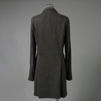 m.a + エムエークロス / 24SS 美品 チェスターコート / コットン ミディアム ジャージ / J120/VL-MJP1 / size 48 (CARBON) maurizio amadei ロングジャケット