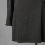 m.a + エムエークロス / 24SS 美品 チェスターコート / コットン ミディアム ジャージ / J120/VL-MJP1 / size 48 (CARBON) maurizio amadei ロングジャケット