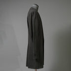m.a + エムエークロス / 24SS 美品 チェスターコート / コットン ミディアム ジャージ / J120/VL-MJP1 / size 48 (CARBON) maurizio amadei ロングジャケット