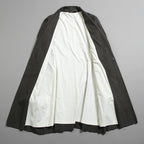 m.a + エムエークロス / 24SS 美品 チェスターコート / コットン ミディアム ジャージ / J120/VL-MJP1 / size 48 (CARBON) maurizio amadei ロングジャケット
