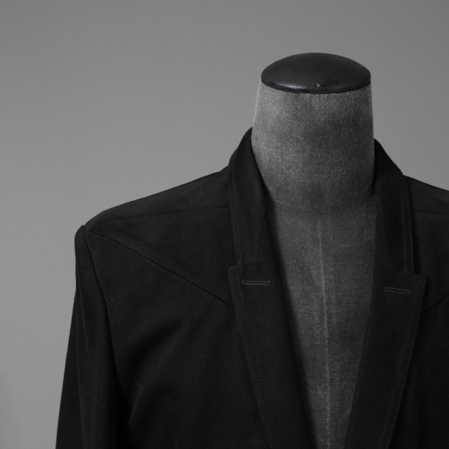 Rick Owens リックオエンス / 22FW STROBE / 美品  FOG LIDO JACKET リドジャケット mRU02 B2723CF / 起毛コットンツイル / size 48 (BLACK)