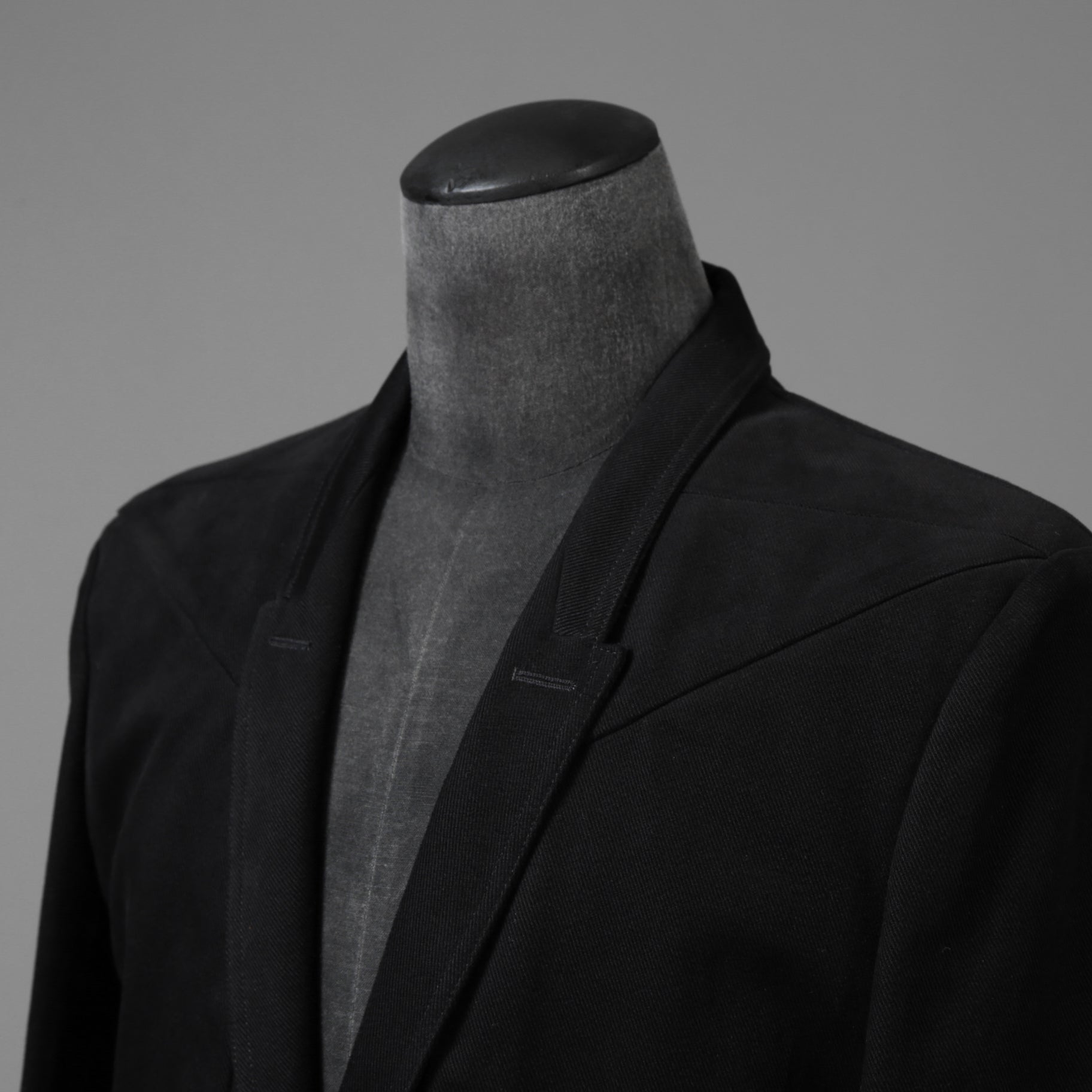 Rick Owens リックオエンス / 22FW STROBE / 美品  FOG LIDO JACKET リドジャケット mRU02 B2723CF / 起毛コットンツイル / size 48 (BLACK)
