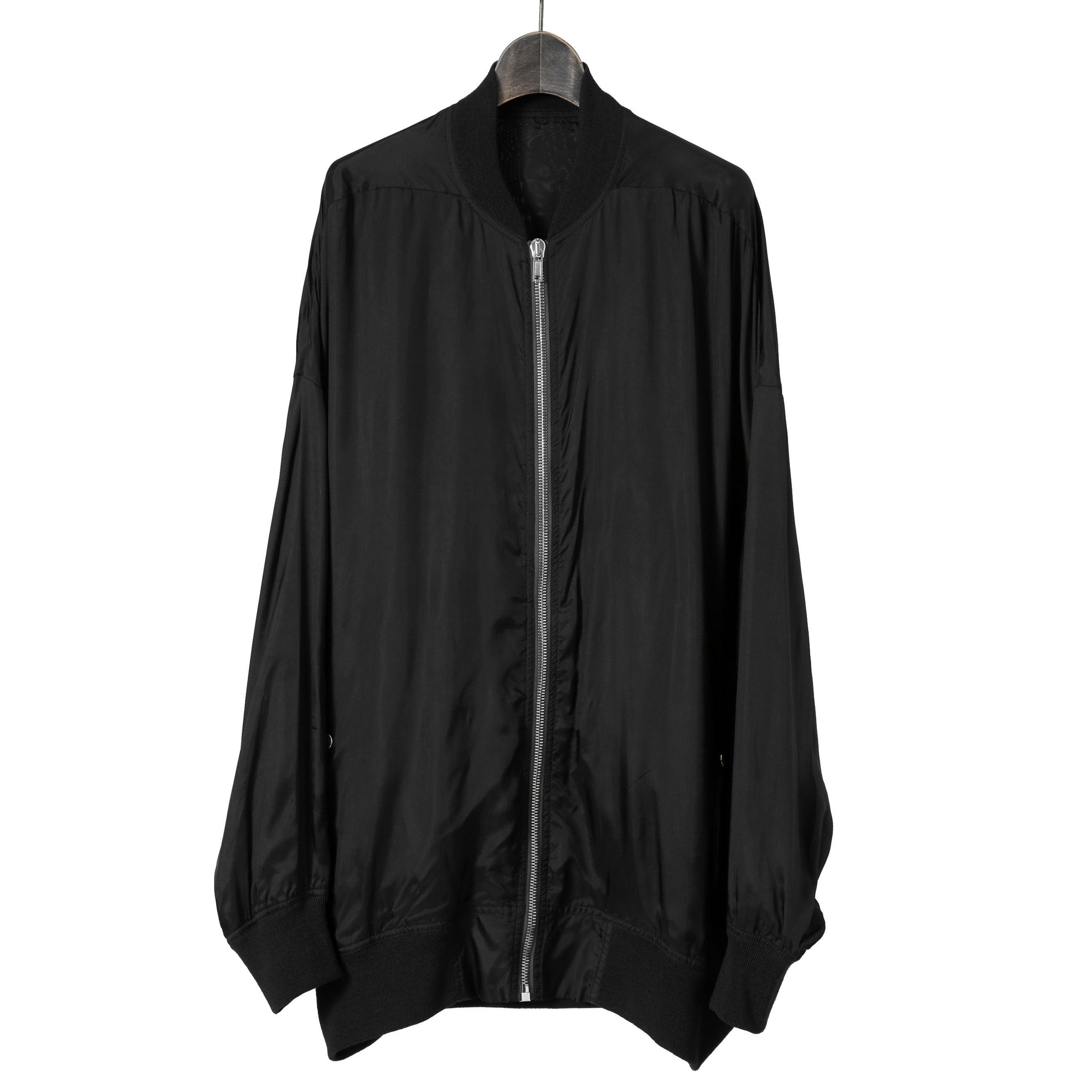 美品 RICK OWENS リックオウエンス / 22SS JUMBO PETER FLIGHT ジャンボ ピーター フライト ジャケット RU01B1795-J / size 46 (BLACK)