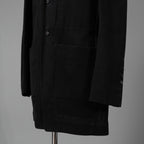Rick Owens リックオエンス / 22FW STROBE / 美品  FOG LIDO JACKET リドジャケット mRU02 B2723CF / 起毛コットンツイル / size 48 (BLACK)