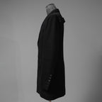 Rick Owens リックオエンス / 22FW STROBE / 美品  FOG LIDO JACKET リドジャケット mRU02 B2723CF / 起毛コットンツイル / size 48 (BLACK)