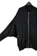 美品 RICK OWENS リックオウエンス / 22SS JUMBO PETER FLIGHT ジャンボ ピーター フライト ジャケット RU01B1795-J / size 46 (BLACK)