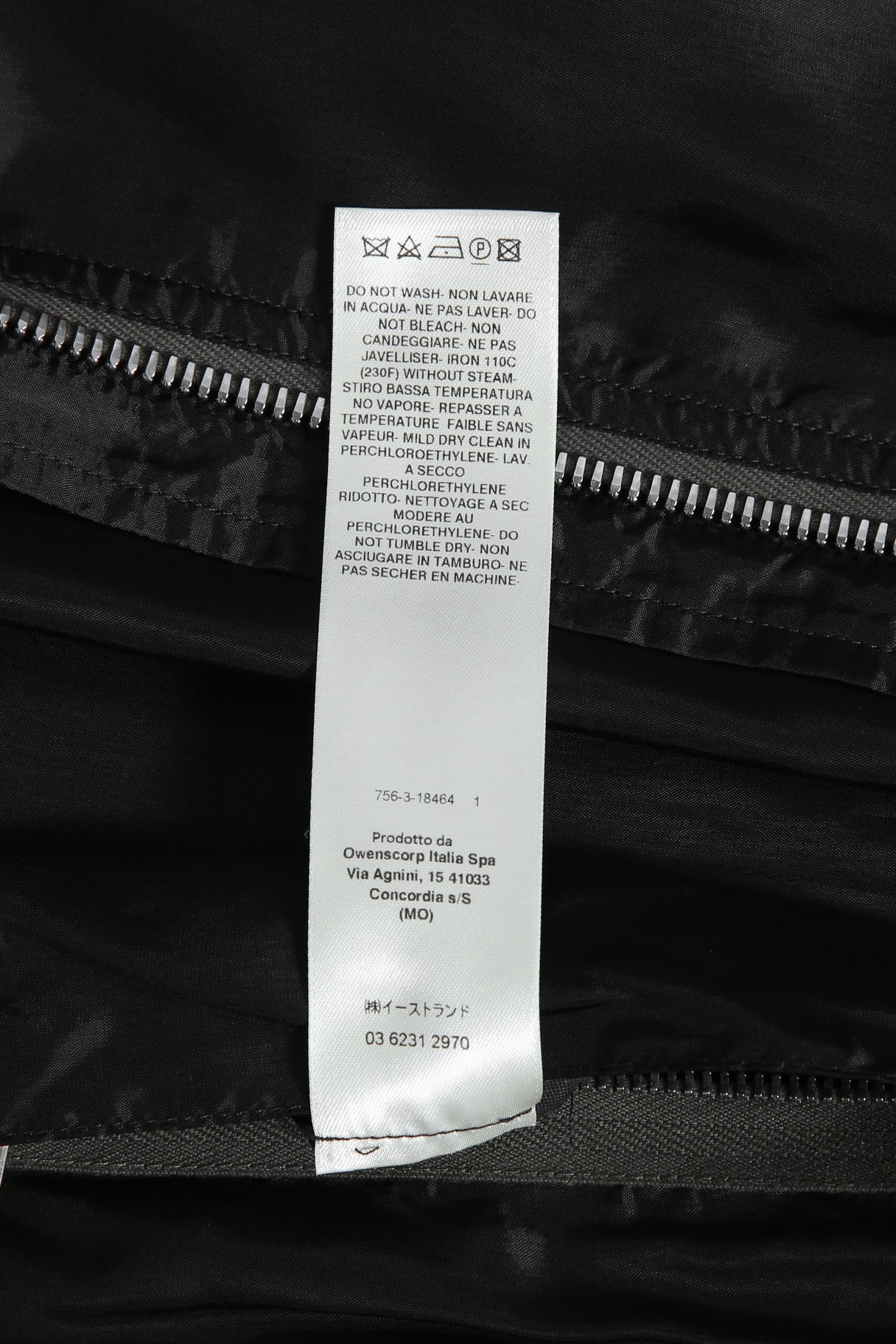 美品 RICK OWENS リックオウエンス / 22SS JUMBO PETER FLIGHT ジャンボ ピーター フライト ジャケット RU01B1795-J / size 46 (BLACK)
