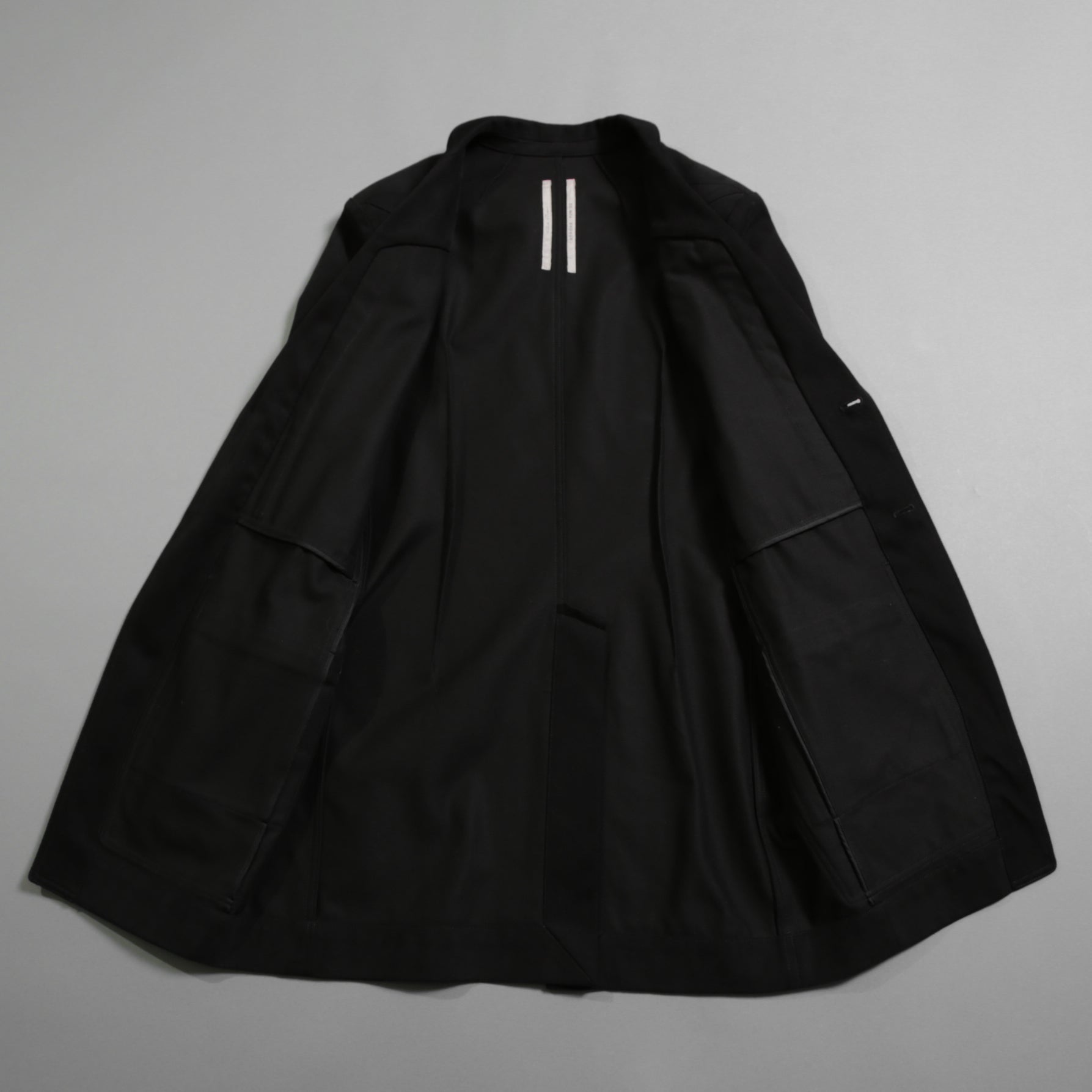 Rick Owens リックオエンス / 22FW STROBE / 美品  FOG LIDO JACKET リドジャケット mRU02 B2723CF / 起毛コットンツイル / size 48 (BLACK)