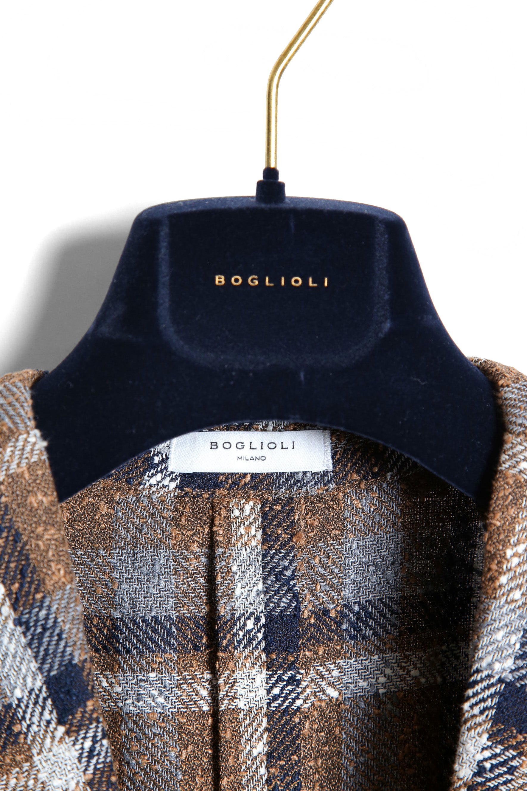 BOGLIOLI ボリオリ /  ハンガー付 / 美品 チェック テーラード ジャケット / size 46