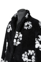 新品 セントマイケル DENIM TEARS x SAINT Mxxxxxx / 24AW COTTON WRTETH Fur Coat / size 2 (Black）ファーコート READYMADE
