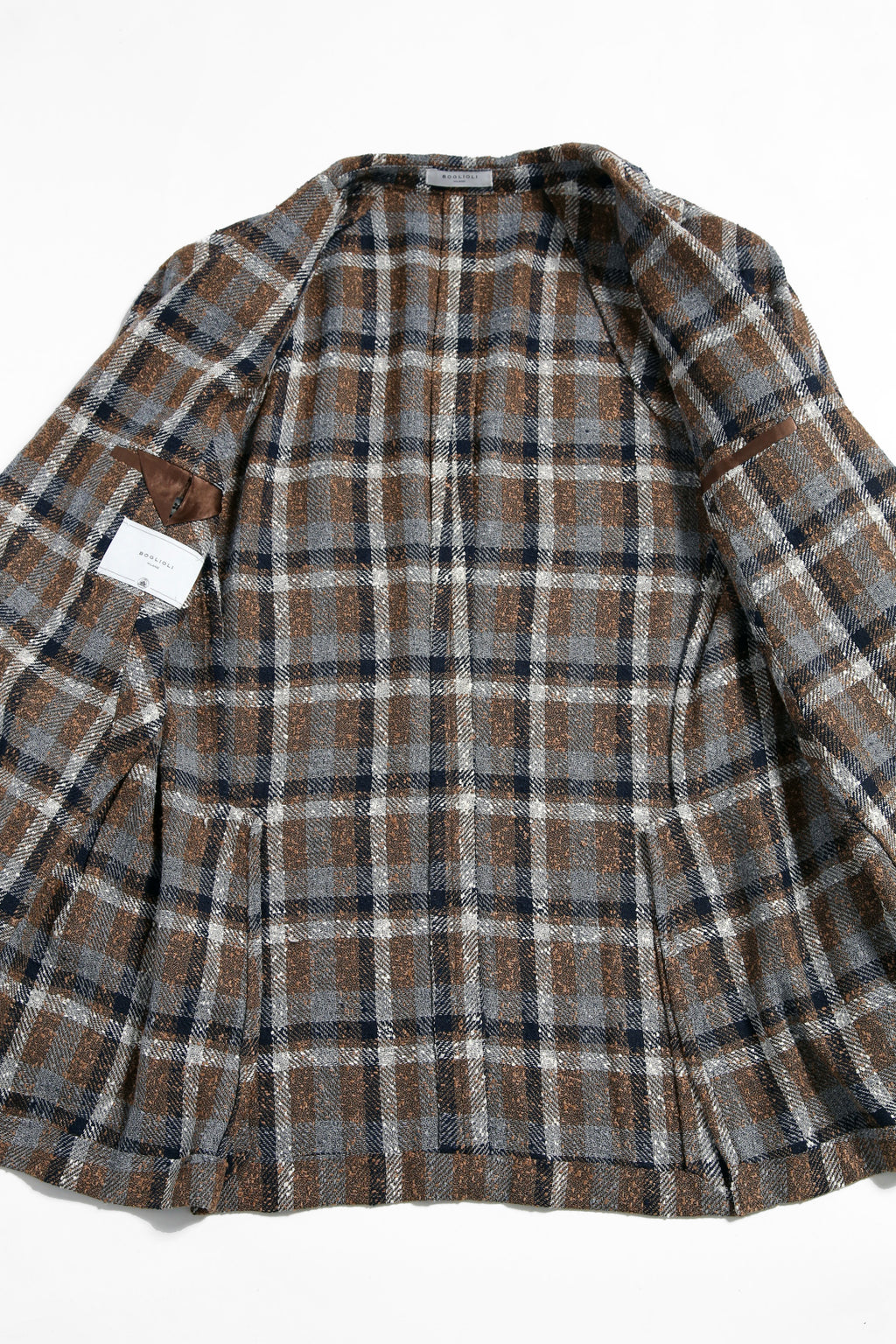 BOGLIOLI ボリオリ /  ハンガー付 / 美品 チェック テーラード ジャケット / size 46