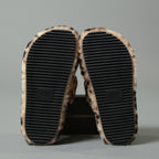 CELINE セリーヌ / 美品 SLIDES TRIOMPHE IN SHEARLING  スライド トリオンフ サンダル / ムートン / size 36 (23cm) レオパード シューズ