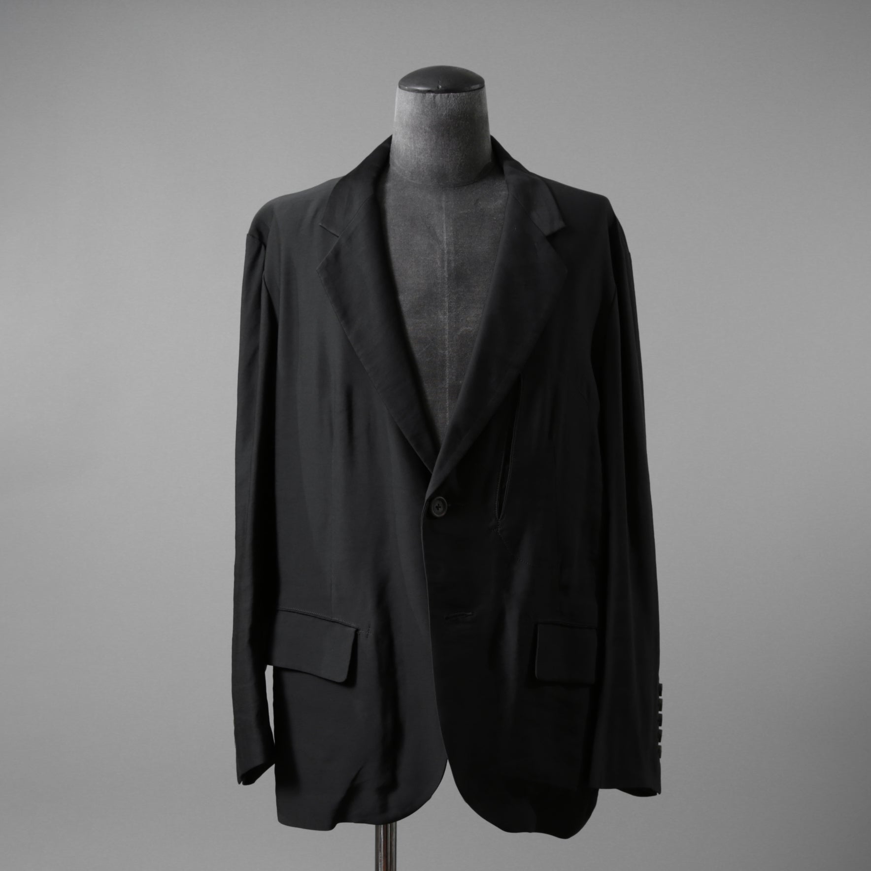 ZIGGY CHEN ジギーチェン / 24PRE FALL Classic Two Button Blazer / ジャケット / 0M2420910 / size 44 (BLACK)