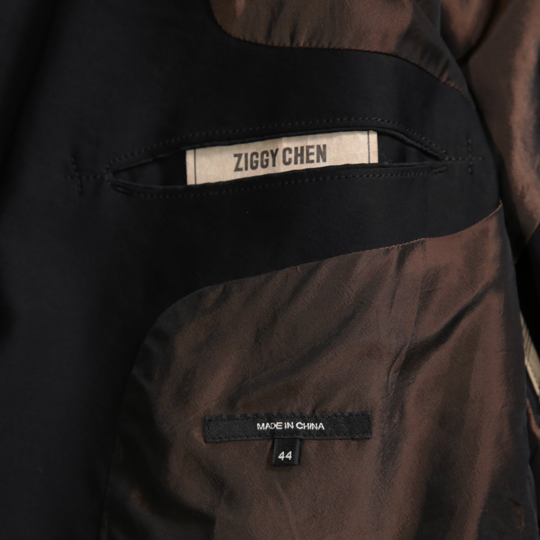 ZIGGY CHEN ジギーチェン / 24PRE FALL Classic Two Button Blazer / ジャケット / 0M2420910 / size 44 (BLACK)