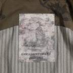 ZIGGY CHEN ジギーチェン / 24AW 美品 Pleated Stripe Shirt / 長袖シャツ/ 0M2430717 / size 44 (GRAY）