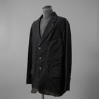 ZIGGY CHEN ジギーチェン / 24AW 美品 Raw-Edge Shoulders Three Button Jacket / ジャケット / 0M2430906 / size 46 (BLACK)